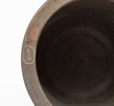 One-Gallon Stoneware Jar attrib. Emanuel Suter, New Erection Pottery, Rockingham County, VA