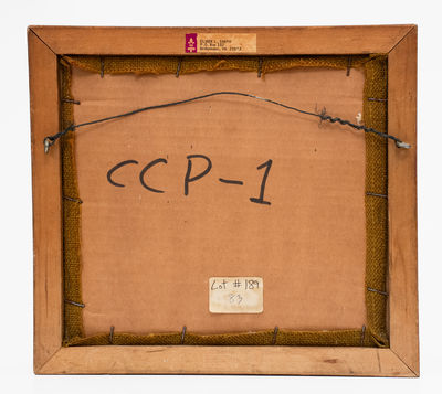 Framed Miniature American Stoneware Jugs, Illustrated in Elmer Smith s 1972 POTTERY Book