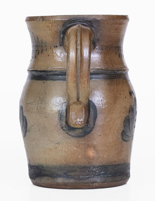 Rare Small-Sized attrib. A.P. Donaghho, Parkersburg, WV Stoneware Pitcher w/ Elaborate Decoration