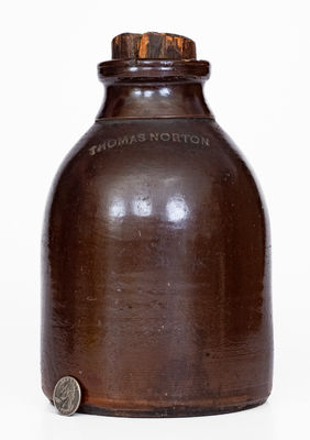 THOMAS NORTON Albany-Slip-Glazed Stoneware Canning Jug