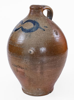 Extremely Rare COMMERAW S / STONEWARE / NEW-YORK Stoneware Jug
