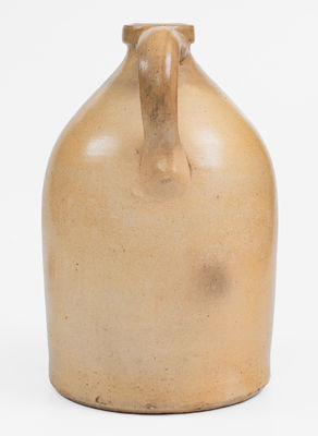 Scarce J. & E. NORTON, / BENNINGTON VT Stoneware Pheasant Jug, c1855