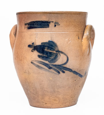 MASON & RUSSEL / CORTLAND, NY Stoneware Jar, c1835-39