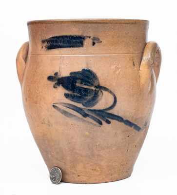 MASON & RUSSEL / CORTLAND, NY Stoneware Jar, c1835-39