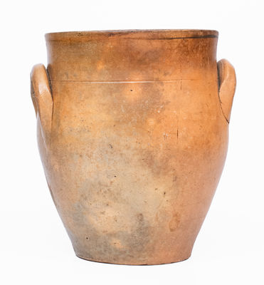 MASON & RUSSEL / CORTLAND, NY Stoneware Jar, c1835-39