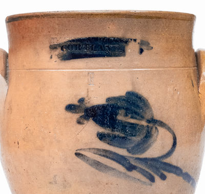 MASON & RUSSEL / CORTLAND, NY Stoneware Jar, c1835-39