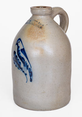 F. B. NORTON & CO. / WORCESTER, MASS. Stoneware Parrot Jug