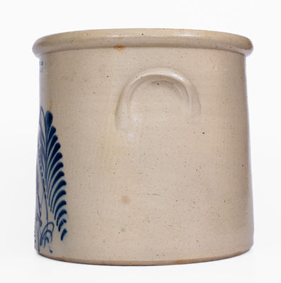 5 Gal. F. B. NORTON & CO. / WORCESTER, MASS. Stoneware Parrot Crock