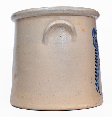 Exceptional 6 Gal. F. B. NORTON & CO. / WORCESTER, MASS. Parrot Crock by Potter Andrew Person
