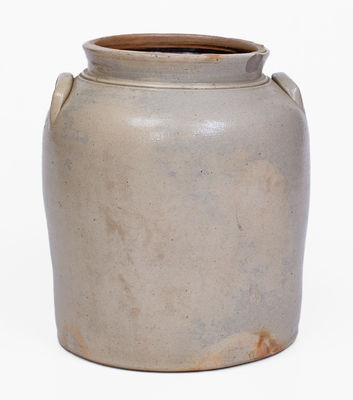 JULIUS NORTON / BENNINGTON, VT Stoneware Butterfly Jar, c1840