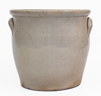 Brown Brothers, Huntington, Long Island Stoneware Crock w/ Federal Eagle Motif