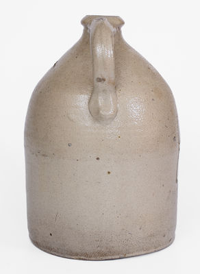 Scarce TYLER & CO. / TROY, N Y Stoneware Jug w/ Cobalt Bird Decoration