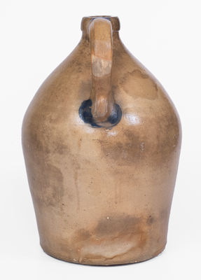 2 Gal. COWDEN & WILCOX / HARRISBURG, PA Stoneware Jug w/ Elaborate Floral Decoration