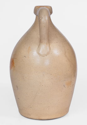 Very Fine attrib. John Burger, Rochester, NY Stoneware Jug w/ Elaborate Decoration, c1860