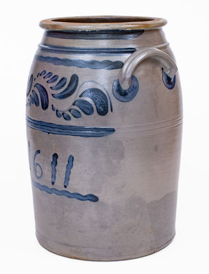 Six-Gallon  Stoneware Jar attrib. William 