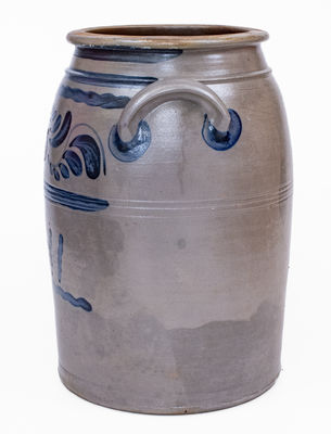 Six-Gallon  Stoneware Jar attrib. William 