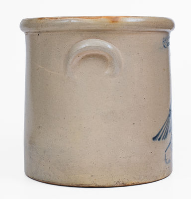 3 Gal. BANGOR STONE WARE CO / BANGOR MAINE Stoneware Bird Crock