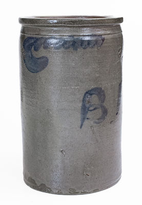Very Rare S. BELL & SON / STRASBURG, VA Stoneware Jar for B.F. Gordon