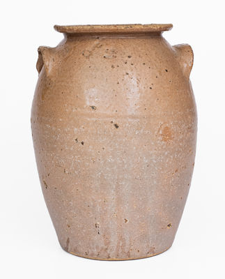 Attrib. George Donkel, Buncombe County, NC Alkaline-Glazed Stoneware Jar
