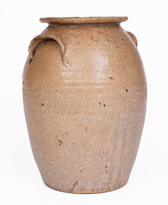 Attrib. George Donkel, Buncombe County, NC Alkaline-Glazed Stoneware Jar