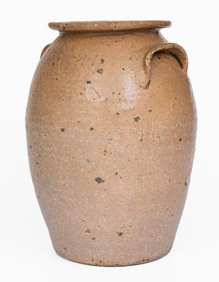 Attrib. George Donkel, Buncombe County, NC Alkaline-Glazed Stoneware Jar