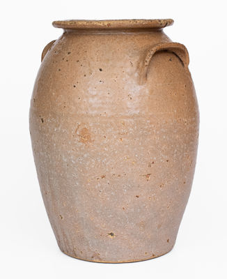 Attrib. George Donkel, Buncombe County, NC Alkaline-Glazed Stoneware Jar