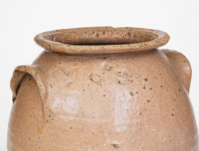 Attrib. George Donkel, Buncombe County, NC Alkaline-Glazed Stoneware Jar