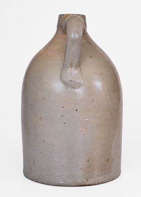 NEW YORK STONEWARE CO. / FORT EDWARD, NY Stoneware Jug w/ Bird Decoration