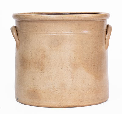 J. &. E. NORTON / BENNINGTON, VT Stoneware Bird Crock, c1855