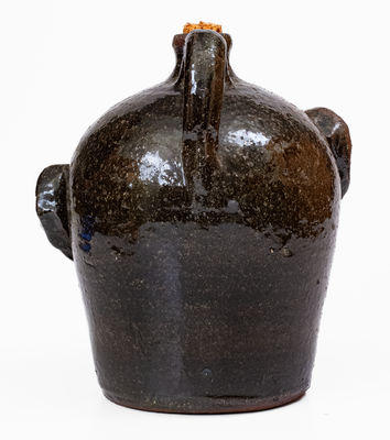 Rare Early-Period Lanier Meaders Stoneware Face Jug, Cleveland, GA