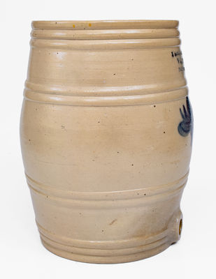 Rare I. SEYMOUR / TROY FACTORY Stoneware Water Cooler, c1830-52