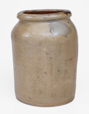 Very Rare M. TYLER & CO. / ALBANY Stoneware Jar Inscribed