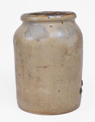Very Rare M. TYLER & CO. / ALBANY Stoneware Jar Inscribed 