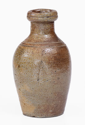 Extremely Rare Miniature Chester Webster (North Carolina) Stoneware Jug, Descended in Craven family