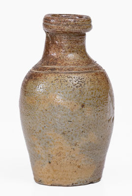 Extremely Rare Miniature Chester Webster (North Carolina) Stoneware Jug, Descended in Craven family