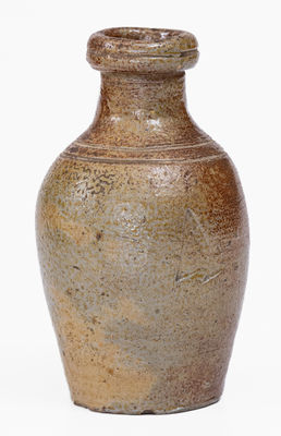 Extremely Rare Miniature Chester Webster (North Carolina) Stoneware Jug, Descended in Craven family