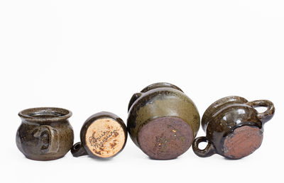 Lot of Four: Lanier Meaders Alkaline-Glazed Stoneware, Cleveland, GA