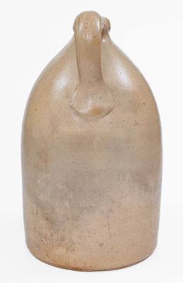 3 Gal. HAXSTUN, OTTMAN & CO. / FORT EDWARD, NY Stoneware Jug w/ Bold Bird Decoration