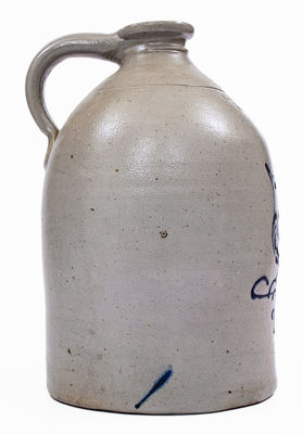 2 Gal. S. HART & SON / FULTON, NY Stoneware Bird Jug