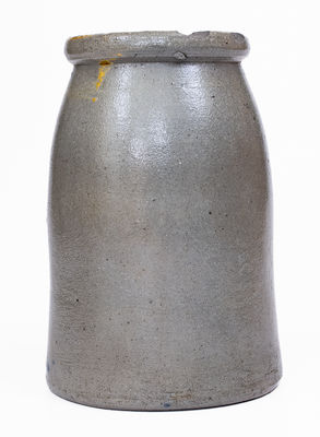 Very Rare Western PA Stoneware Canning Jar w/ Incised Pottery Order Notation