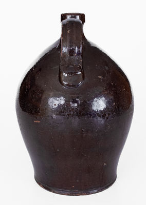 J. BELL (John Bell, Waynesboro, PA) Manganese Redware Jug