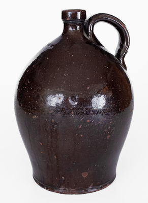 J. BELL (John Bell, Waynesboro, PA) Manganese Redware Jug