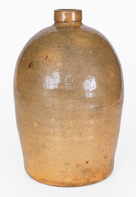 JOHN BELL (Waynesboro, PA) Yellow Redware Jug, c1840-80