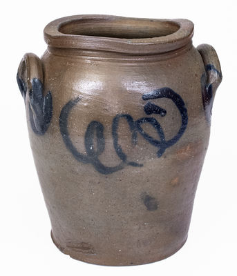 Attrib. Stephen B. Sweeney, Henrico County / James River Region, Virginia Stoneware Jar