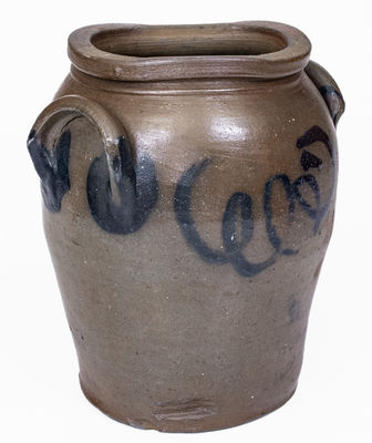 Attrib. Stephen B. Sweeney, Henrico County / James River Region, Virginia Stoneware Jar