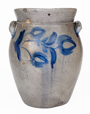 Rare Large-Sized SOLOMON BELL (Winchester or Strasburg, VA) Stoneware Jar