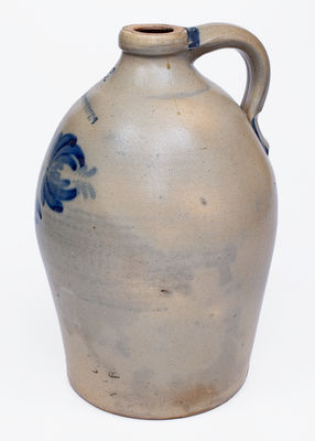 2 Gal. MOYER / HARRISBURG, PA Stoneware Jug, c1858-61