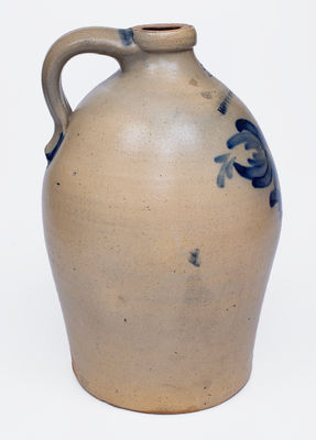 2 Gal. MOYER / HARRISBURG, PA Stoneware Jug, c1858-61