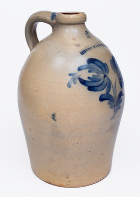 2 Gal. MOYER / HARRISBURG, PA Stoneware Jug, c1858-61