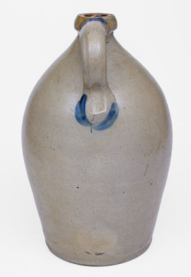 2 Gal. HARRISBURG, PA Stoneware Jug attrib. William Moyer, c1858-61